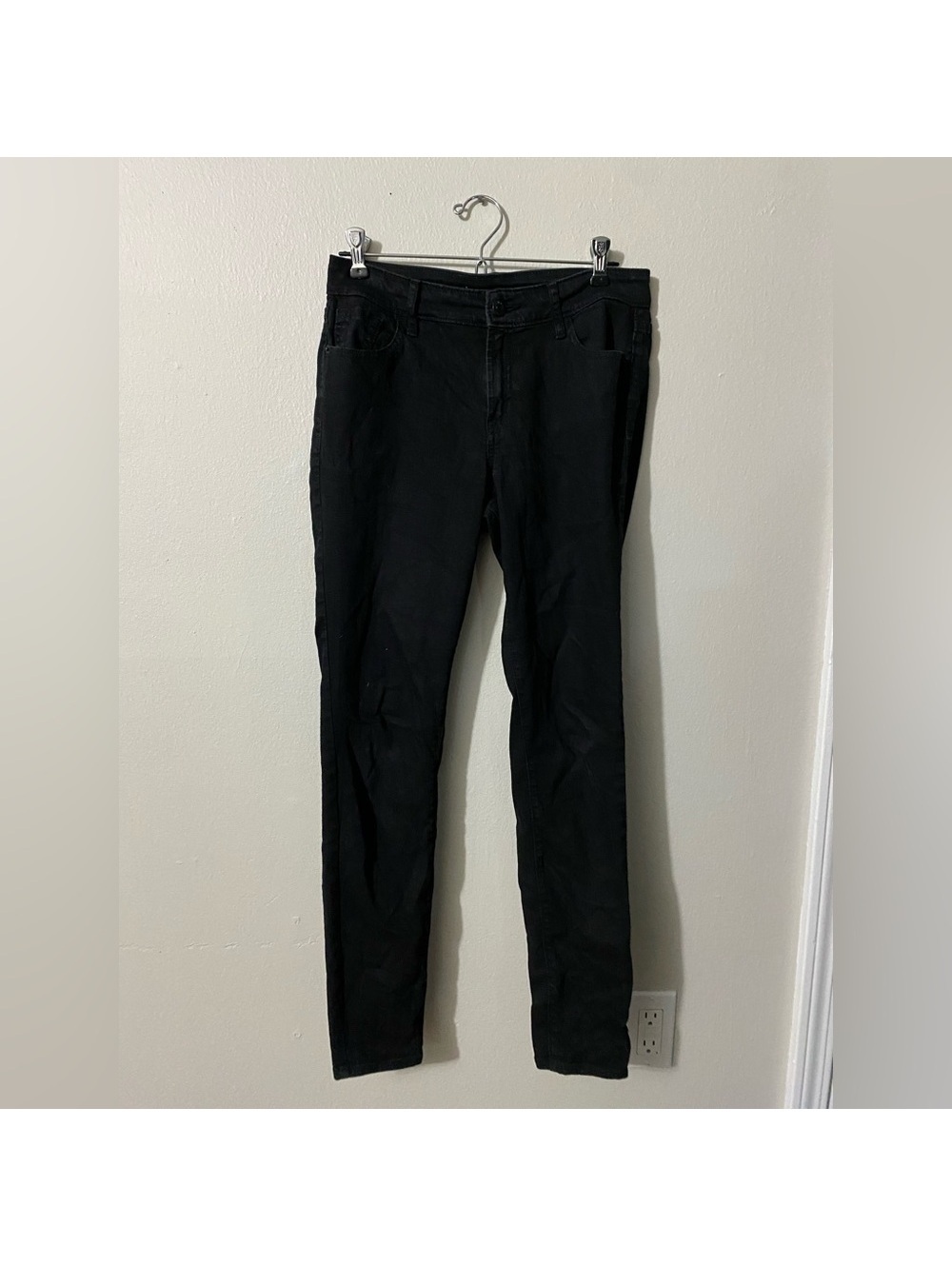 Women’s Old Navy Size 4 Super Skinny Mid-Rise Black Jeans Tote8